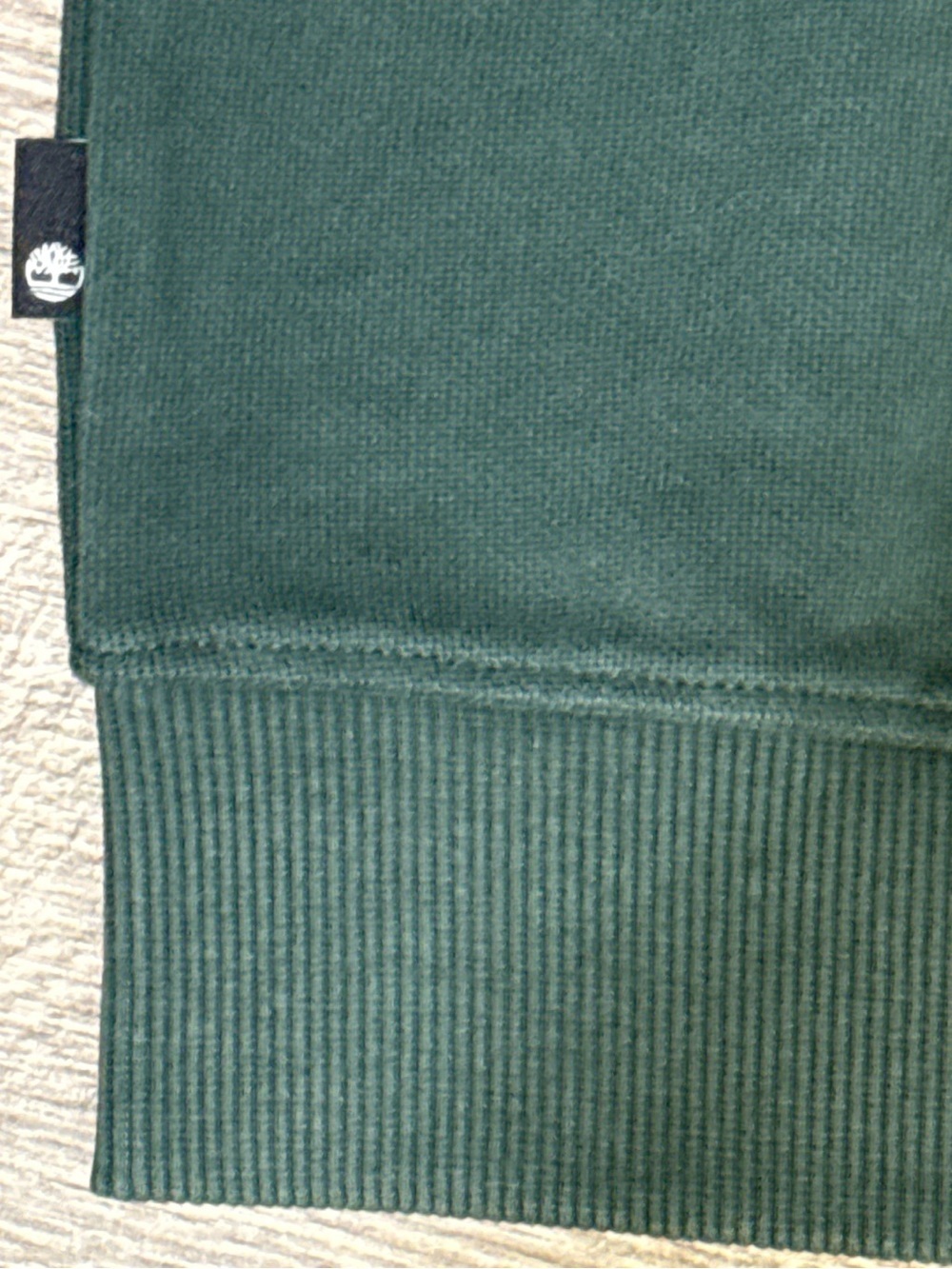 NWT Timberland Authentic Fit Green Crewneck Sweatshirt Small Organic Cotton $70 - Picture 8 of 16